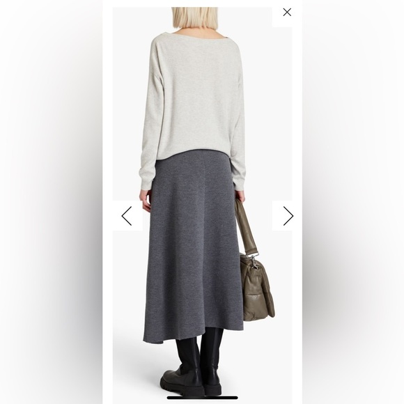 BRUNELLO CUCINELLI
Bead-embellished melange cashmere sweater Light Grey Size XS - Picture 4 of 17